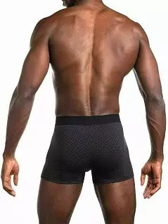 Мужские боксеры на мягкой и эластичной резинке черного цвета Sergio Dallini RTSG2953-1
